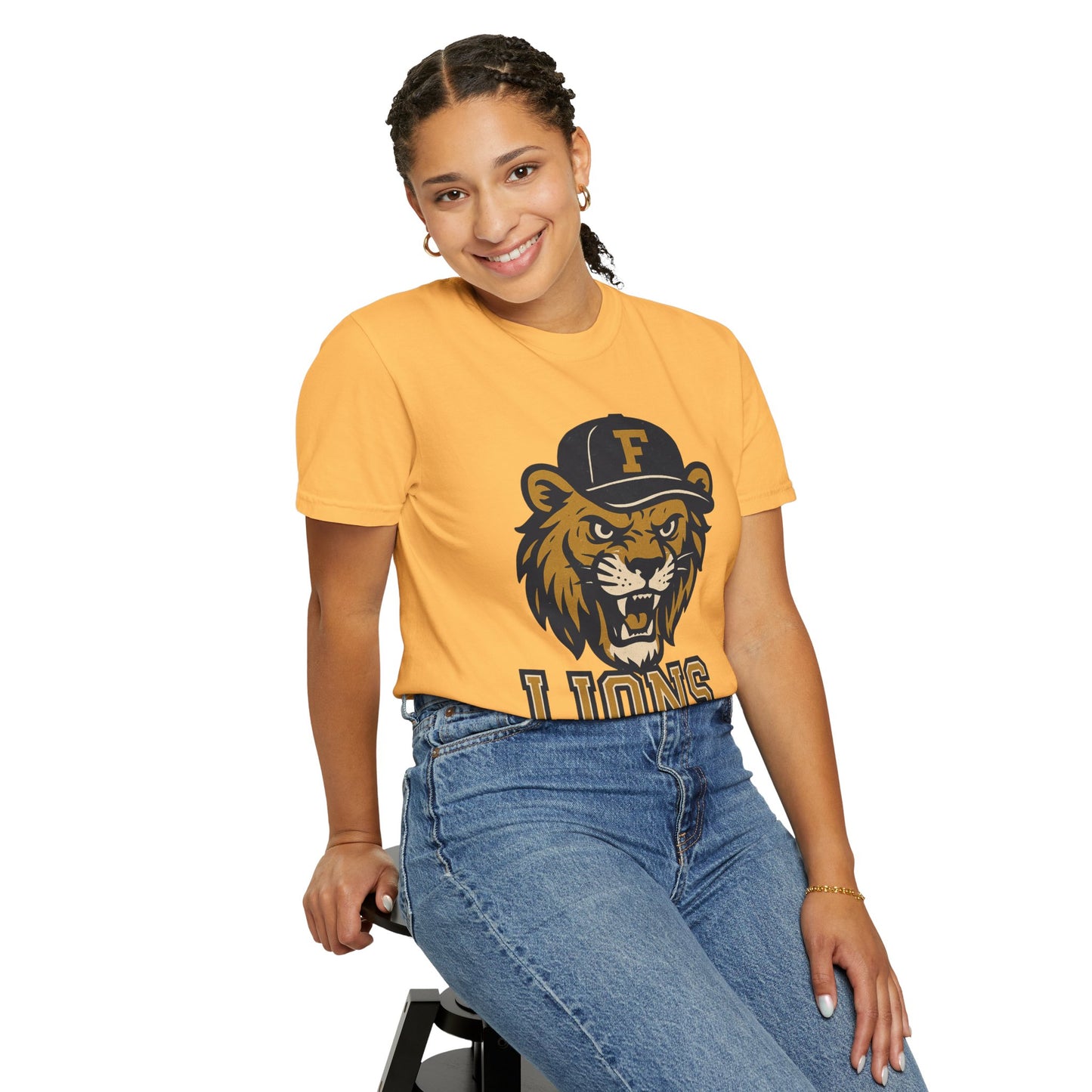Adult Retro Roaring Lions T-Shirt - Comfort Colors