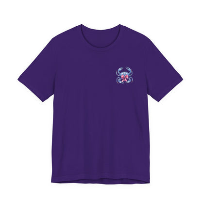 Adult Ono Island Preppy Crab T-Shirt - Bella Canvas