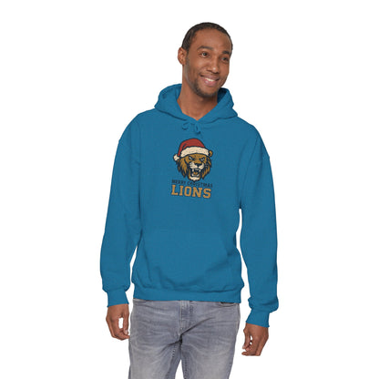 Merry Christmas Lions Hoodie — Gildan