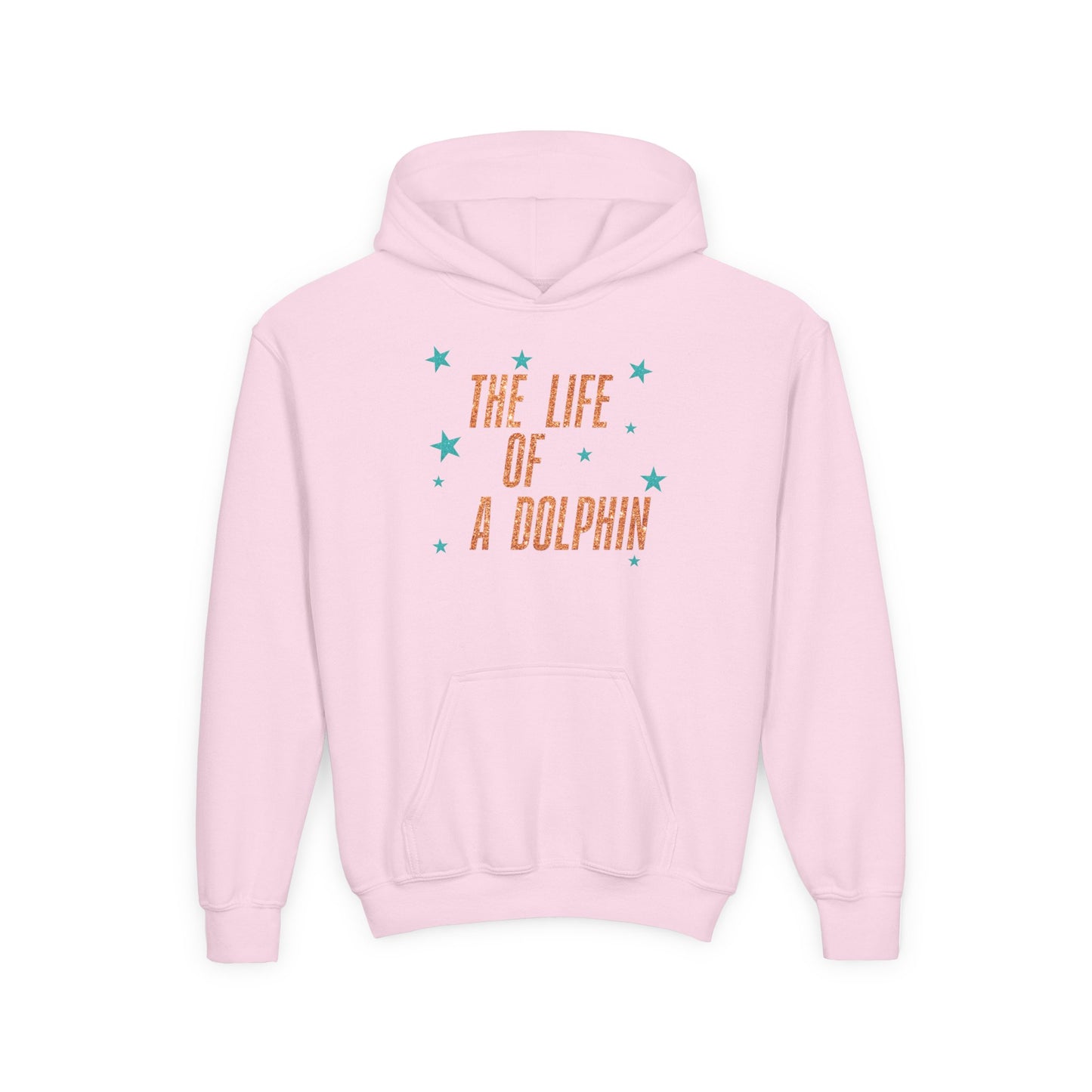 Life of a Dolphin FAUX glitter - Bella Canvas