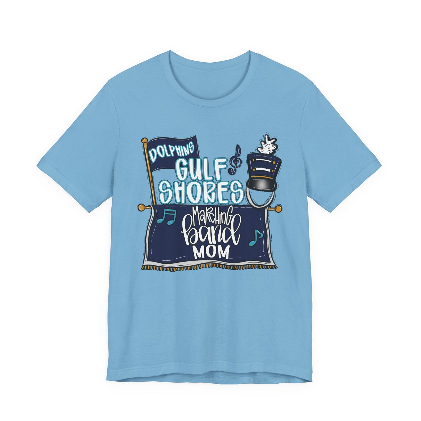 Adult Gulf Shores Band Mom Tee - Bella Canvas