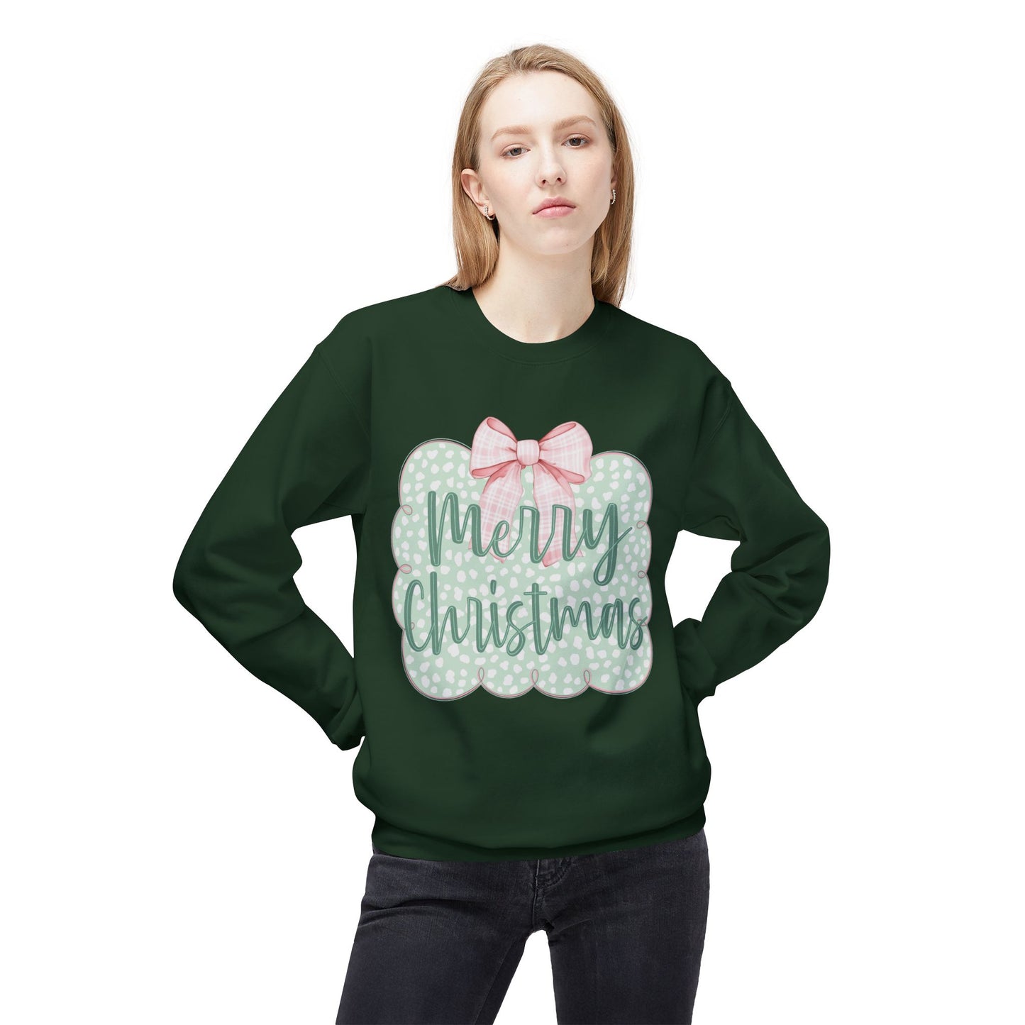 Merry Christmas Fleece Sweatshirt - Gildan