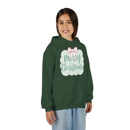 Merry Christmas Youth Hoodie - Gildan