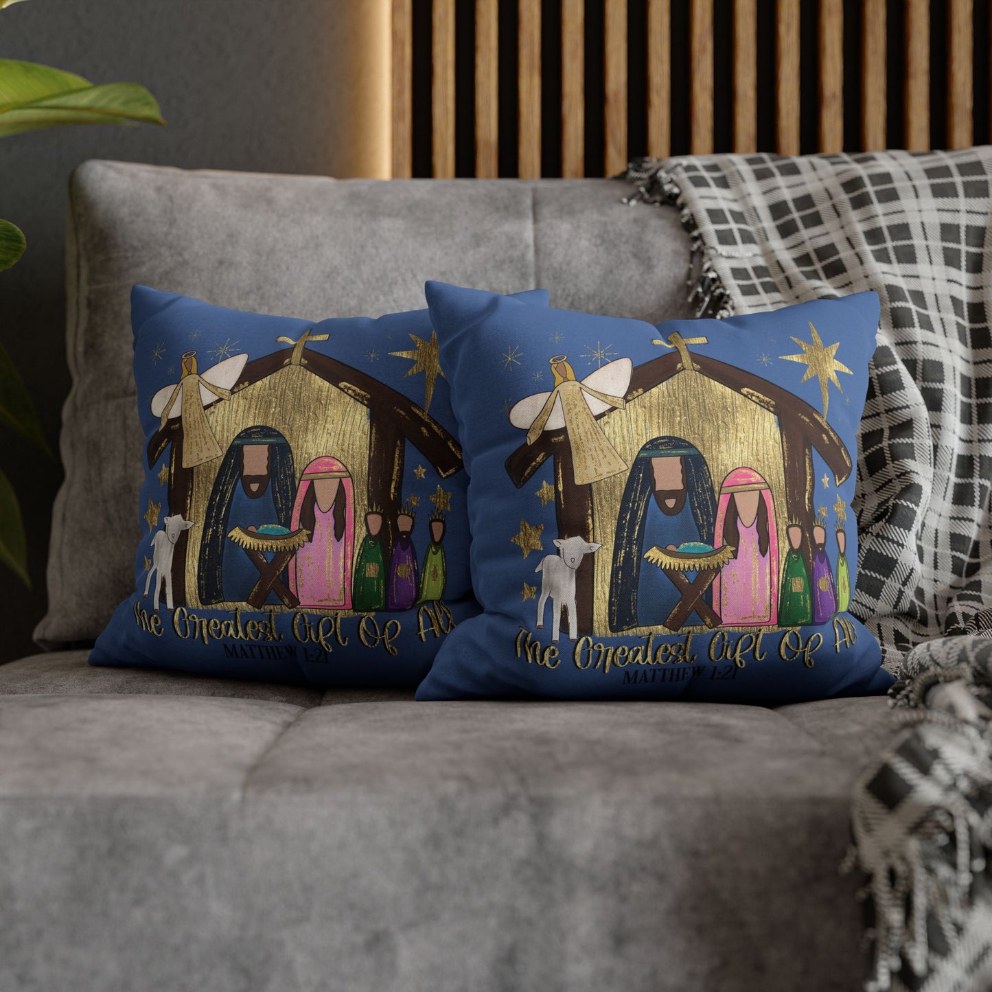 Nativity "The Greatest Gift of All" Pillowcase