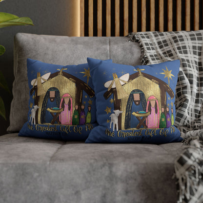Nativity "The Greatest Gift of All" Pillowcase