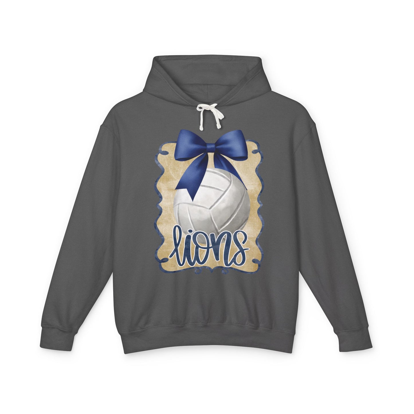 Adult Foley Lions Volleyball Hoodie – Comfort Colors