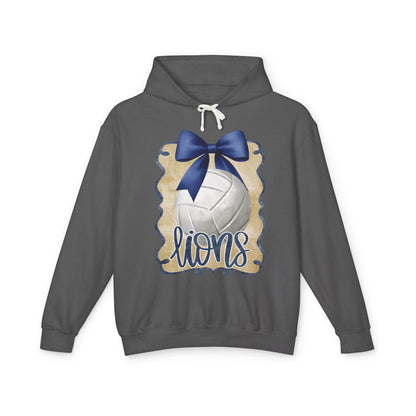 Adult Foley Lions Volleyball Hoodie – Comfort Colors