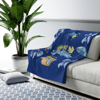 Coquette Ono Island Sherpa Fleece Blanket