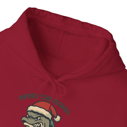 Merry Christmas Dolphin Hoodie - Gildan