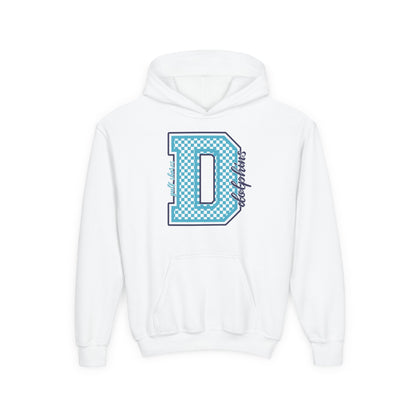 Youth Preppy Checkerboard D Hoodie