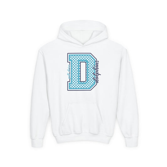 Youth Preppy Checkerboard D Hoodie