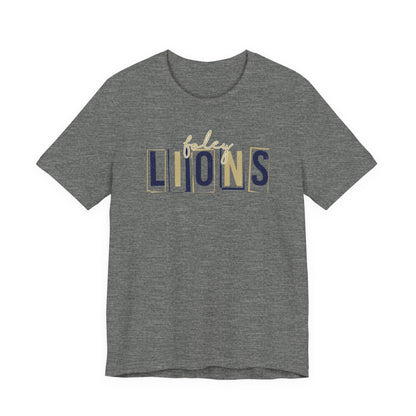 Foley Lions Boxy Tee - Bella Canvas