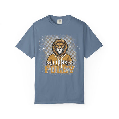 Foley Lions Grunge T-shirt - Comfort Colors