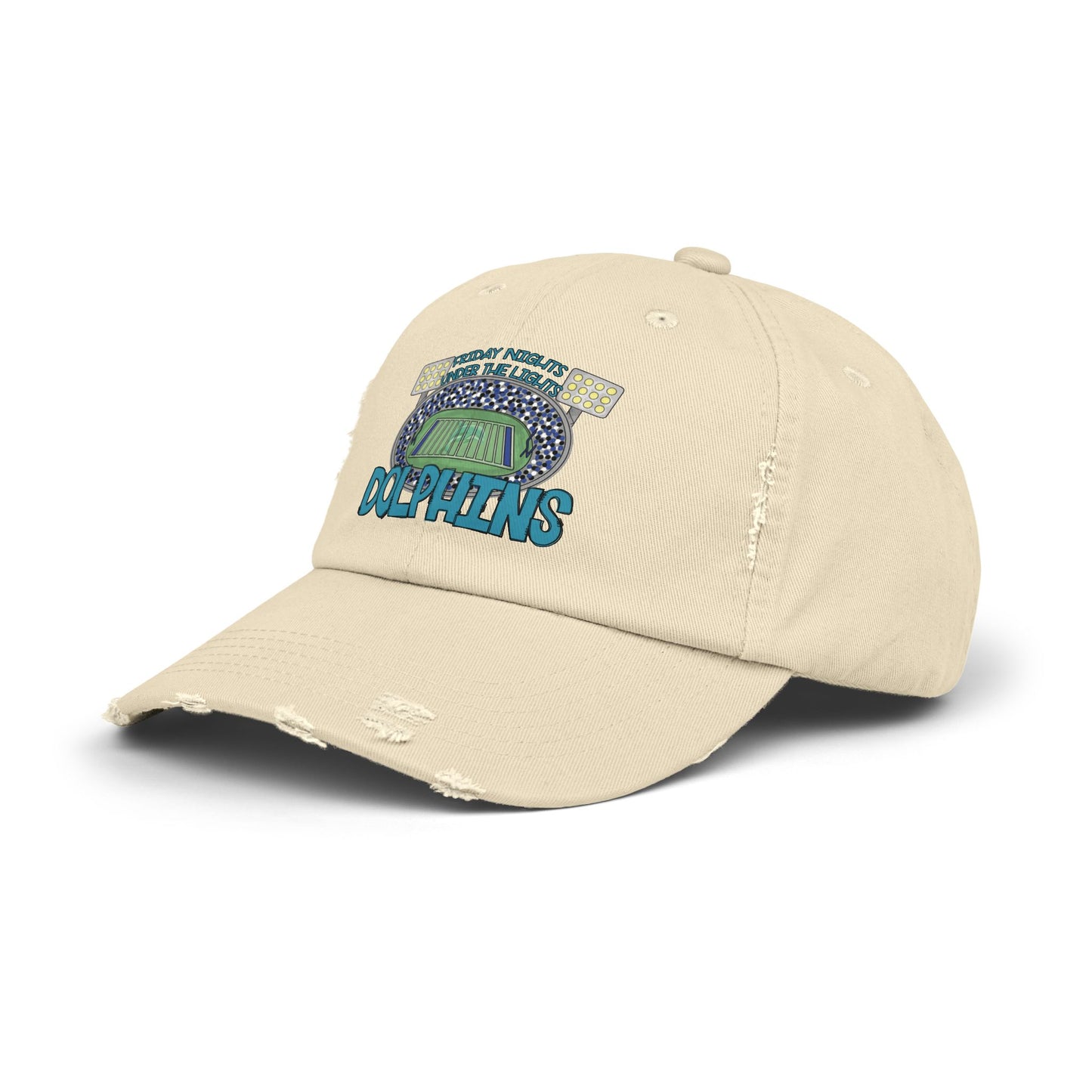 Dolphins Friday Night Lights Unisex Distressed Cap