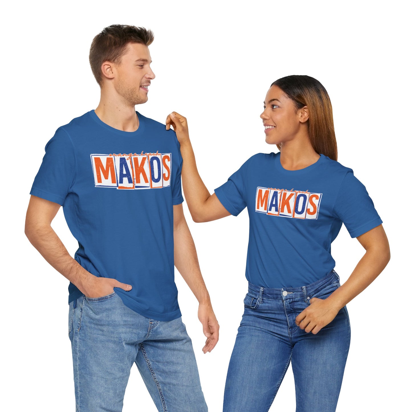 Adult Makos Block Tee - Bella Canvas