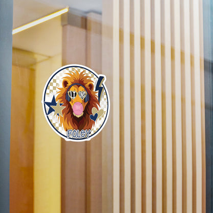 Bubble Poppin Rockin Lion Vinyl Decals