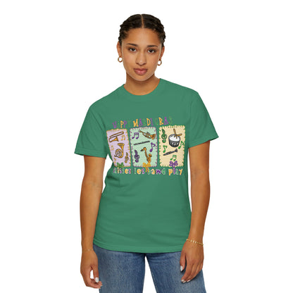 Happy Mardi Gras Jazz T-Shirt — Let the Good Times Roll Shirt