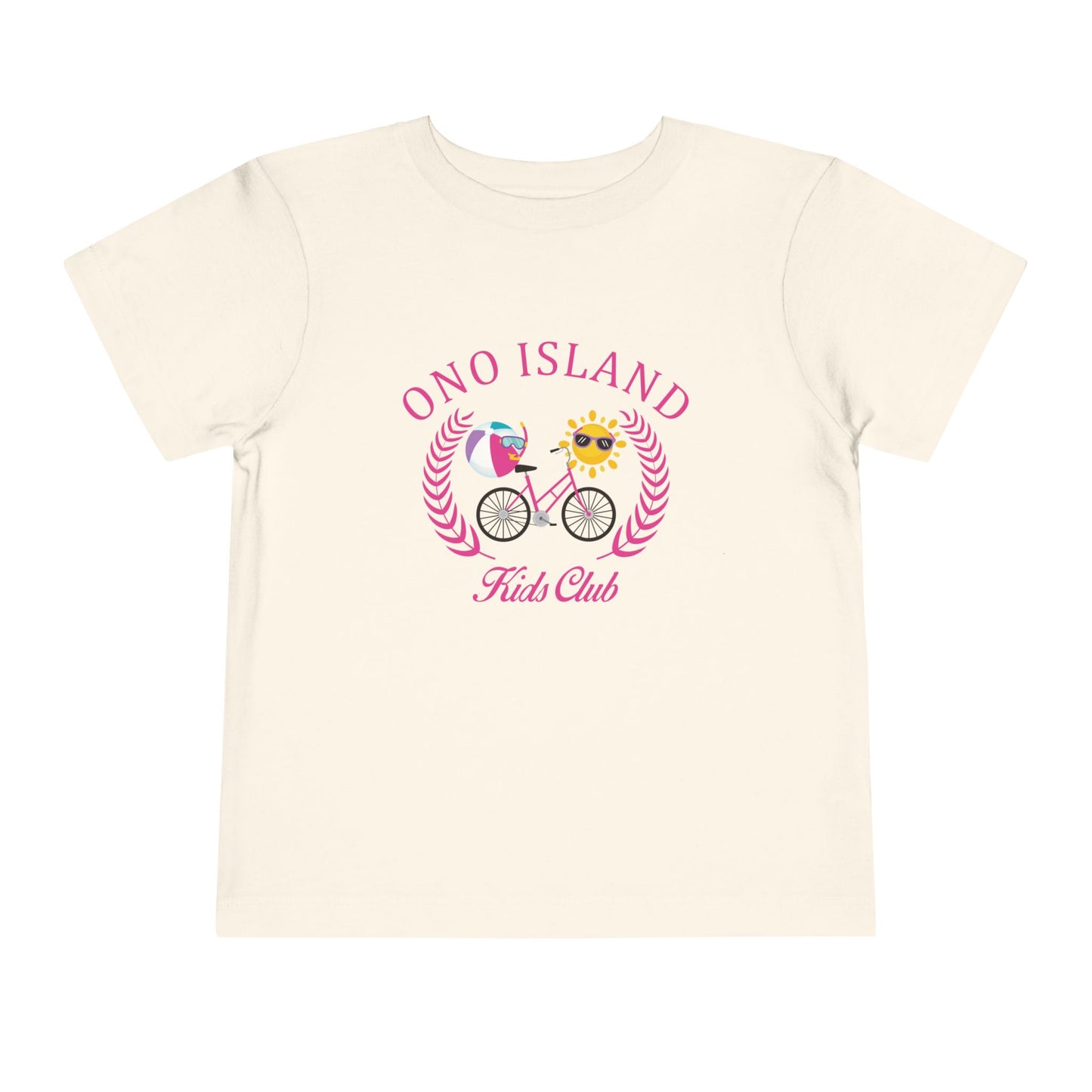 Ono Island Kids Club Toddler Pink Tee - Bella Canvas