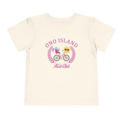 Ono Island Kids Club Toddler Pink Tee - Bella Canvas