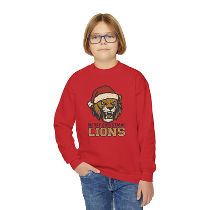 Merry Christmas Lions Sweatshirt - Gildan