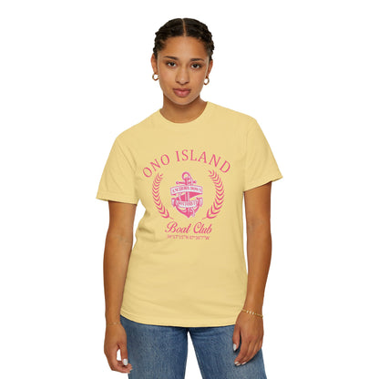 Ono Island Pink Boat Club - Comfort Colors