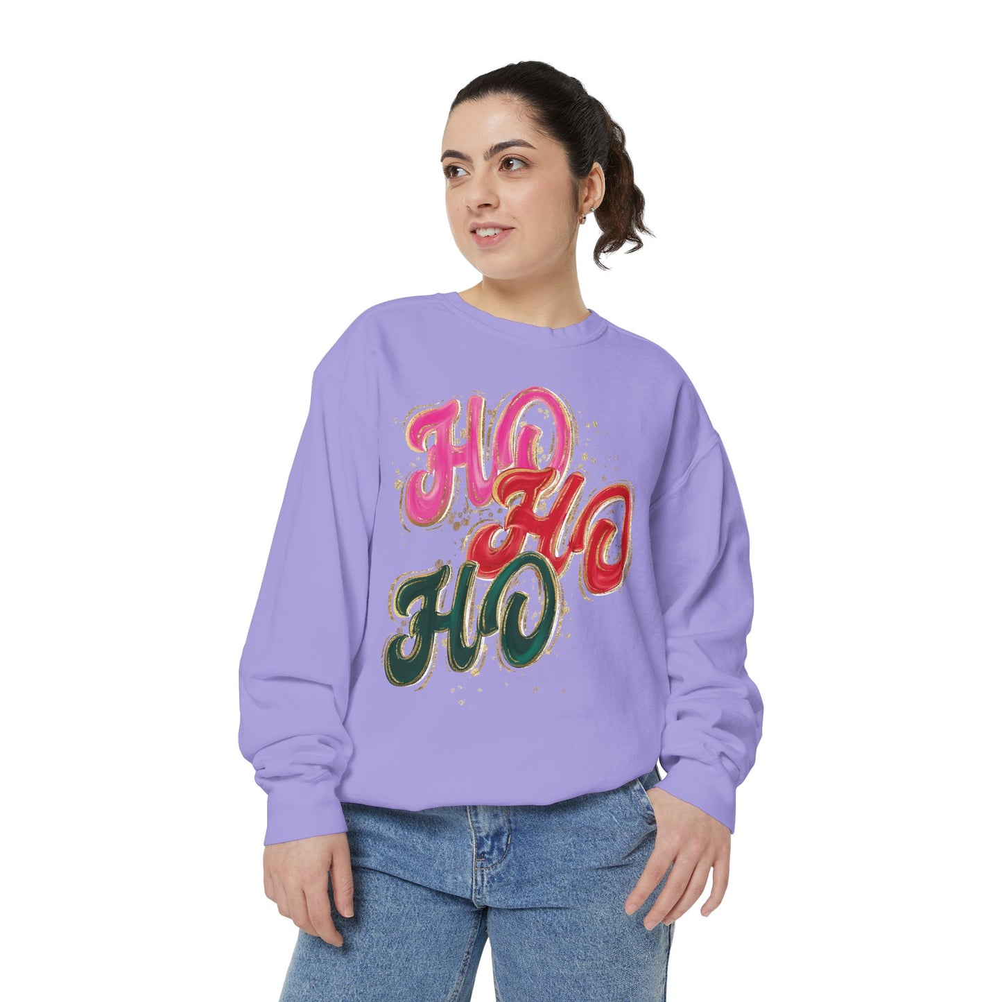 HO HO HO Sweatshirt Comfort Colors