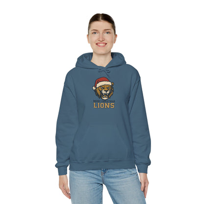 Merry Christmas Lions Hoodie — Gildan