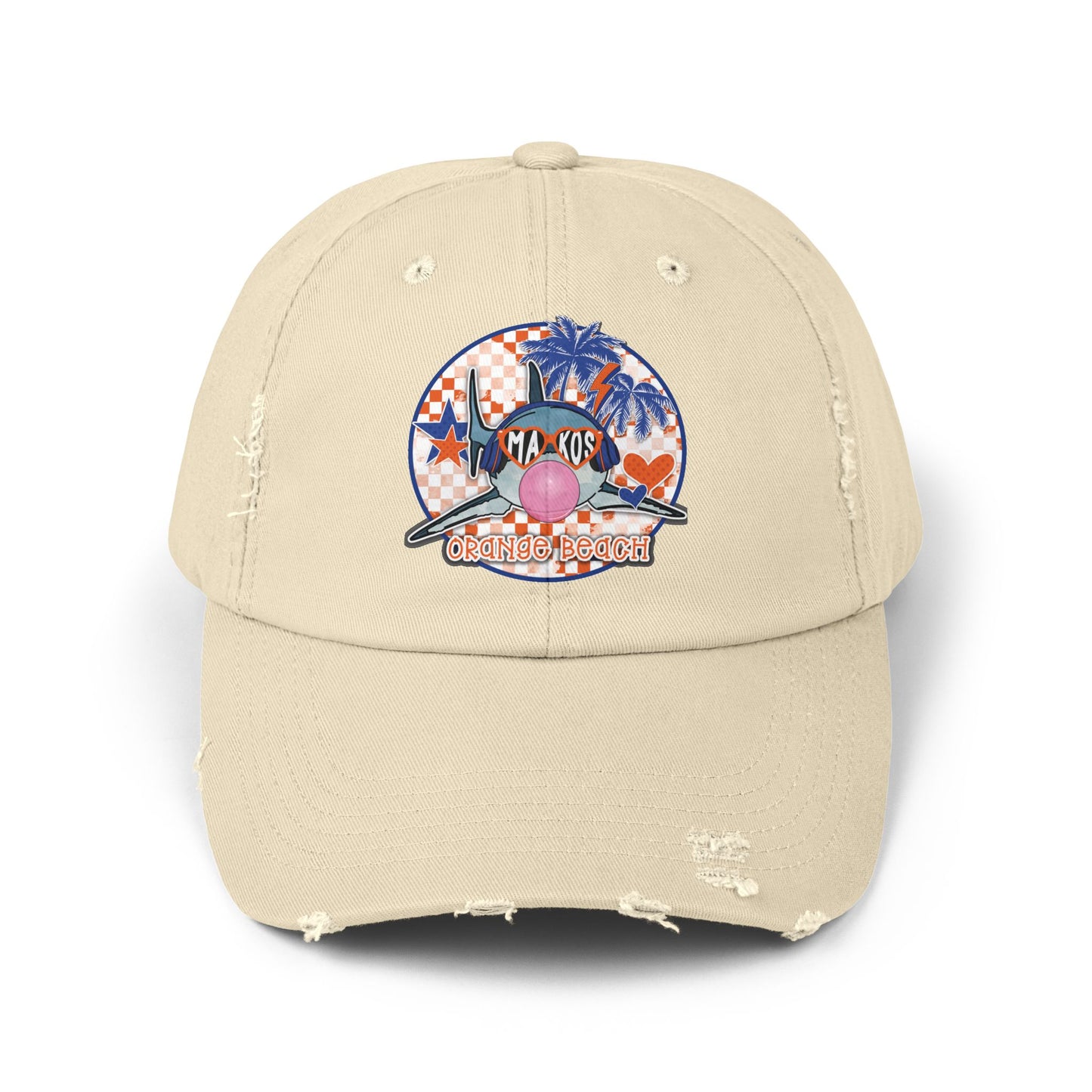 Bubble Poppin Makos Distressed Cap