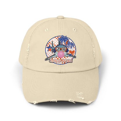 Bubble Poppin Makos Distressed Cap