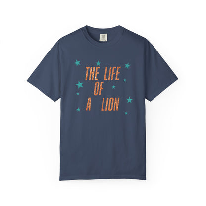 Adult Life of a Lion Faux Glitter - Comfort Colors