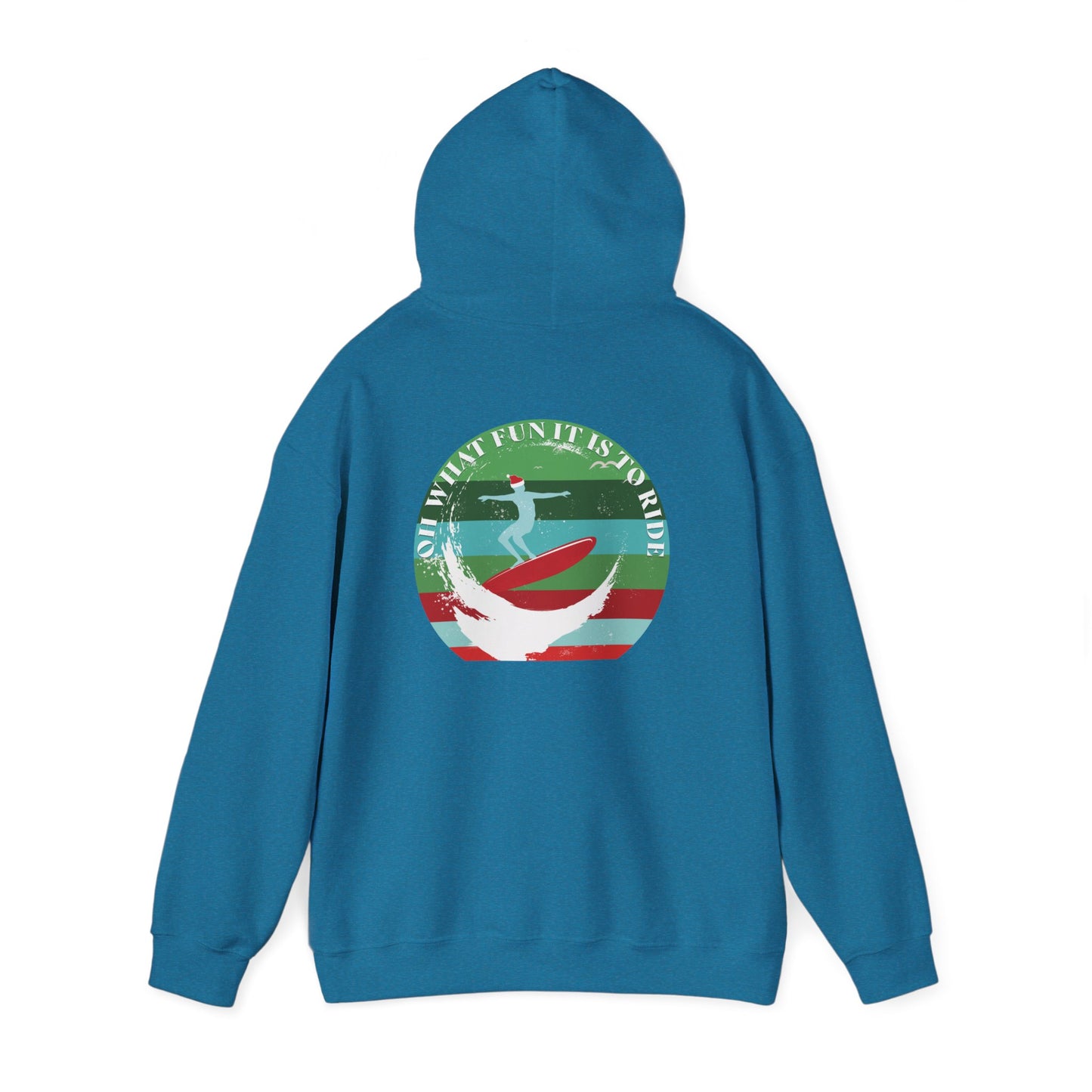 Adult Christmas Surf Hoodie - Gildan