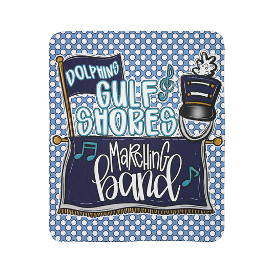 GS Marching Band One Sided Sherpa Blanket