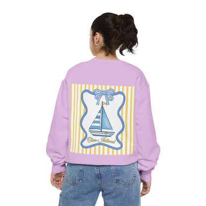 Adult Coquette Sailboat Sweatshirt - Comfort Colors