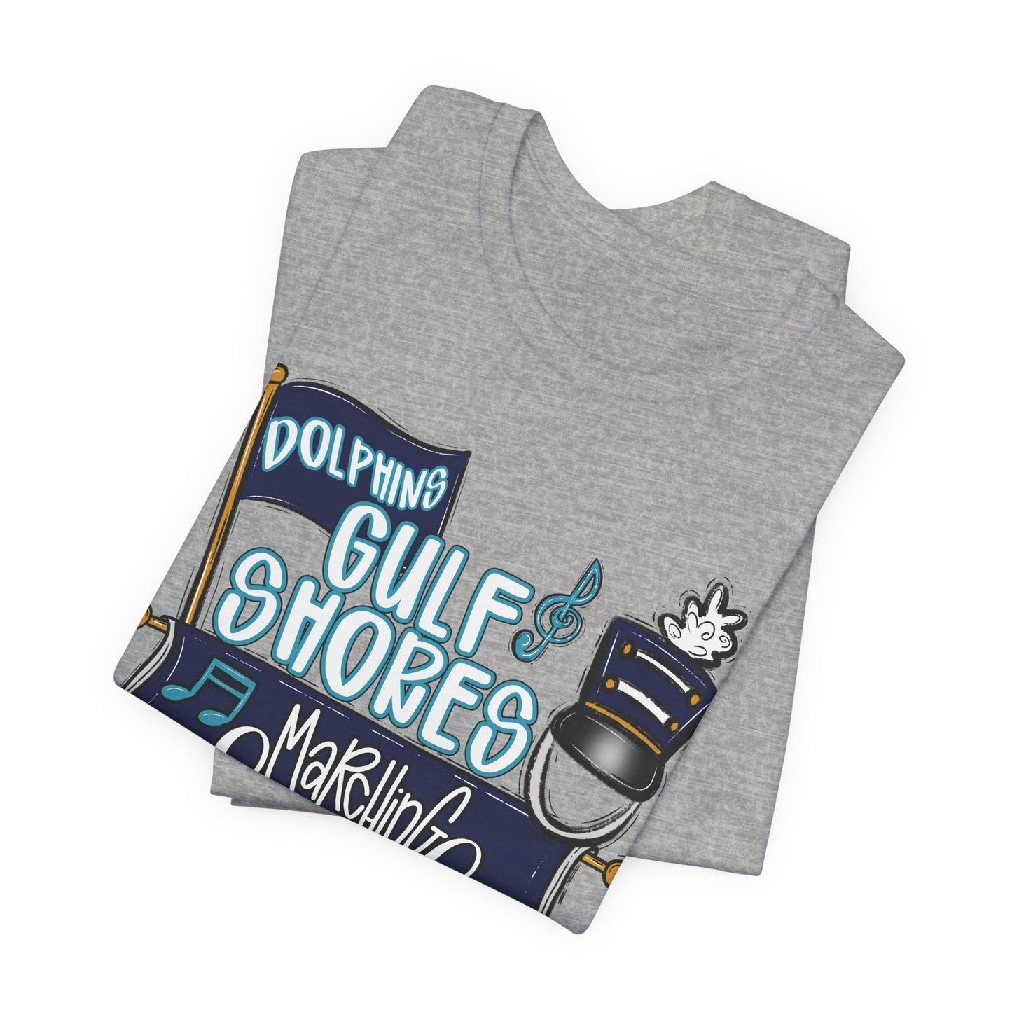 Adult Gulf Shores Band Tee - Bella Canvas