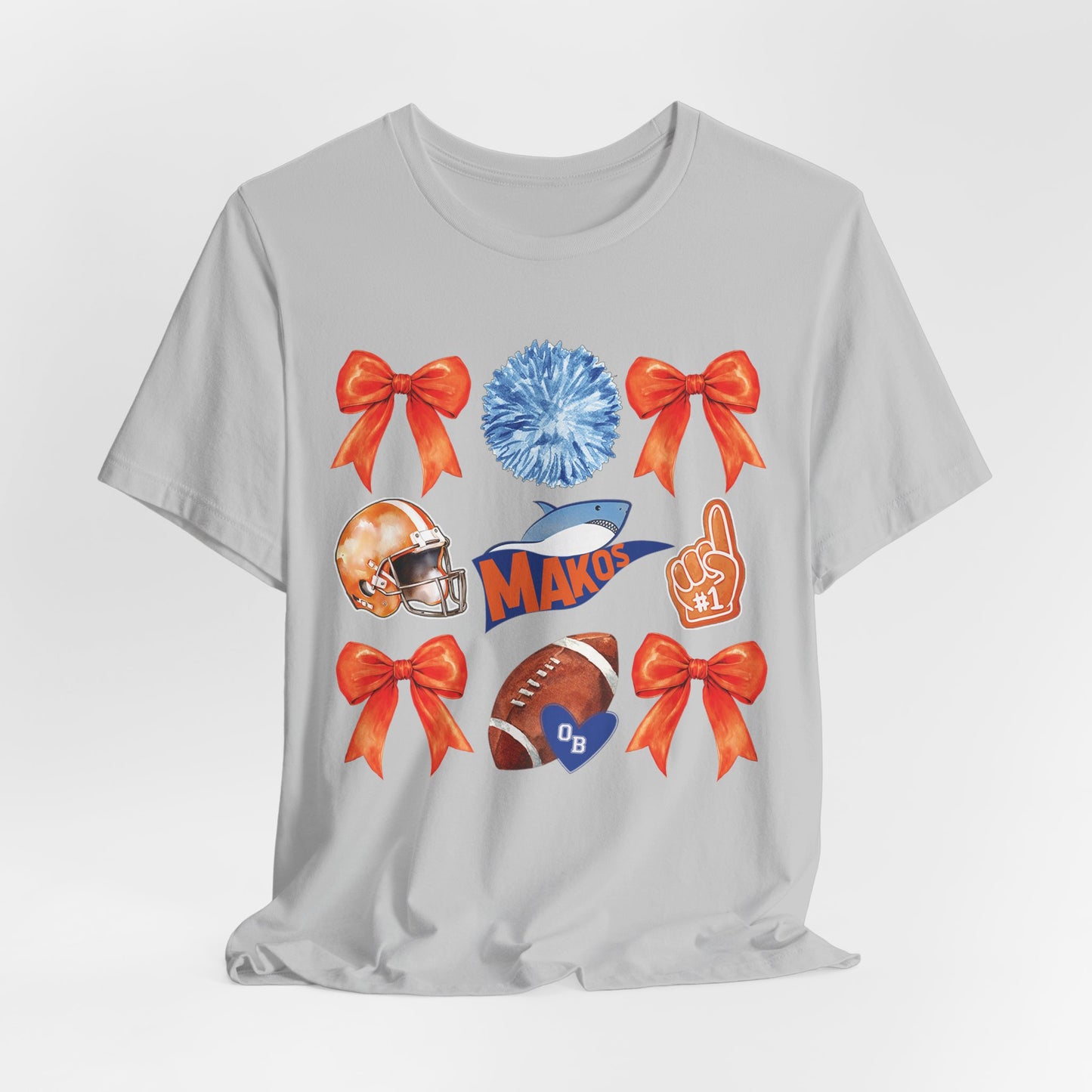 Adult Makos Coquette Football Tee