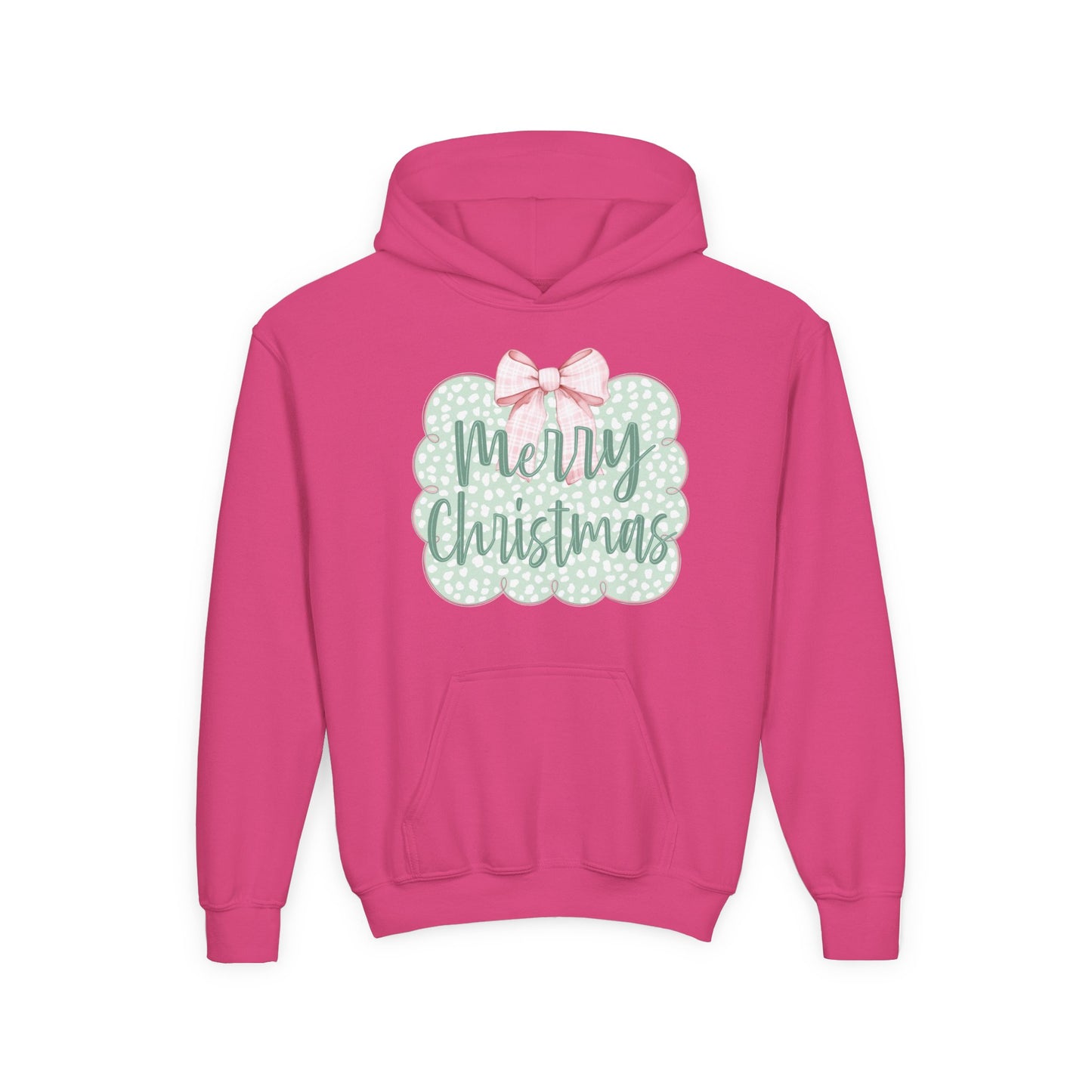 Merry Christmas Youth Hoodie - Gildan