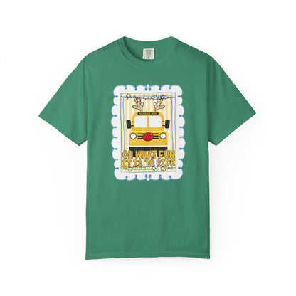 Christmas Bus Driver Tee - Comfort Colors