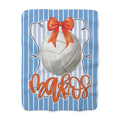 Makos Coquette Volleyball Sherpa Blanket