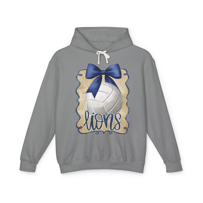 Adult Foley Lions Volleyball Hoodie – Comfort Colors