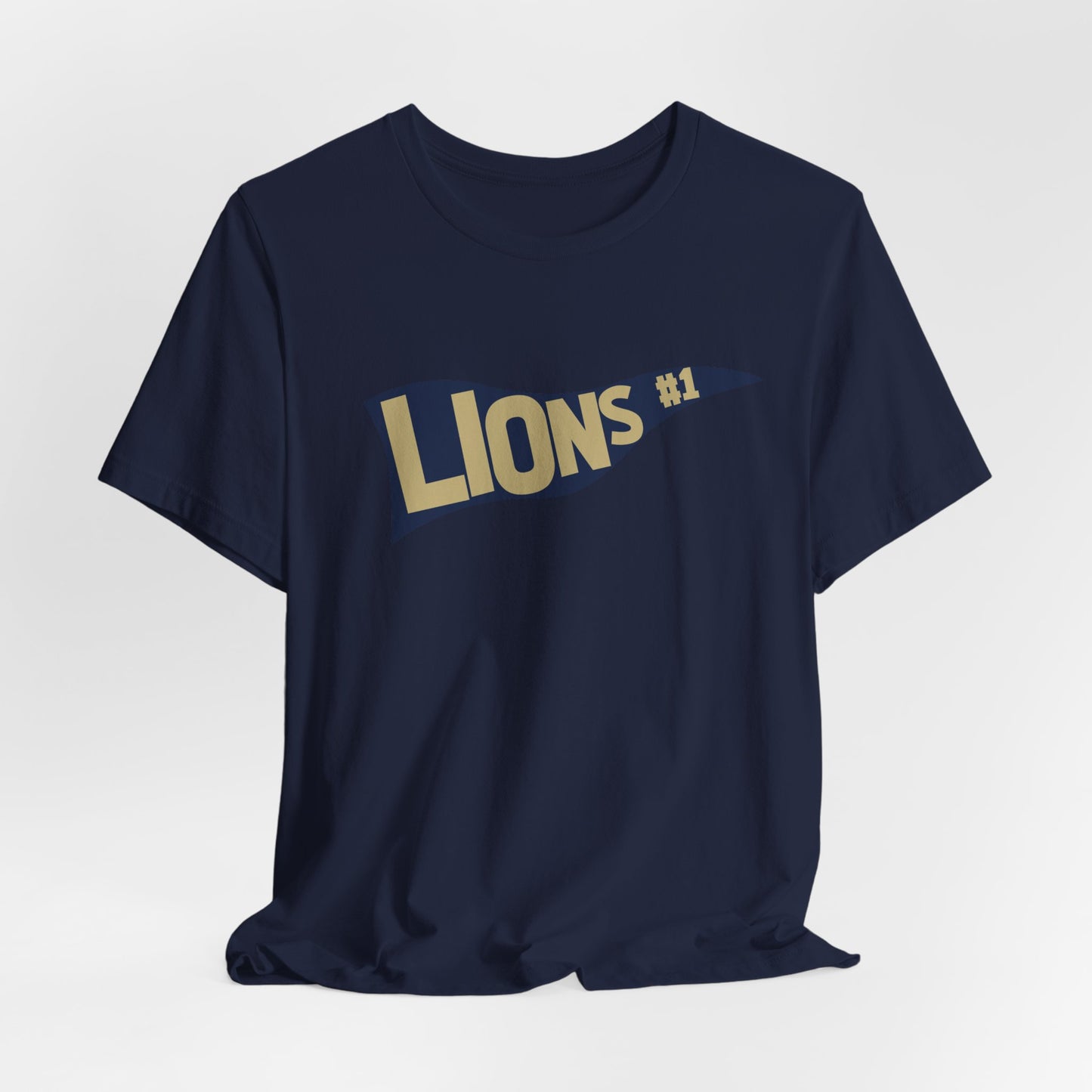Adult #1 Lions Unisex Jersey Tee - Bella Canvas
