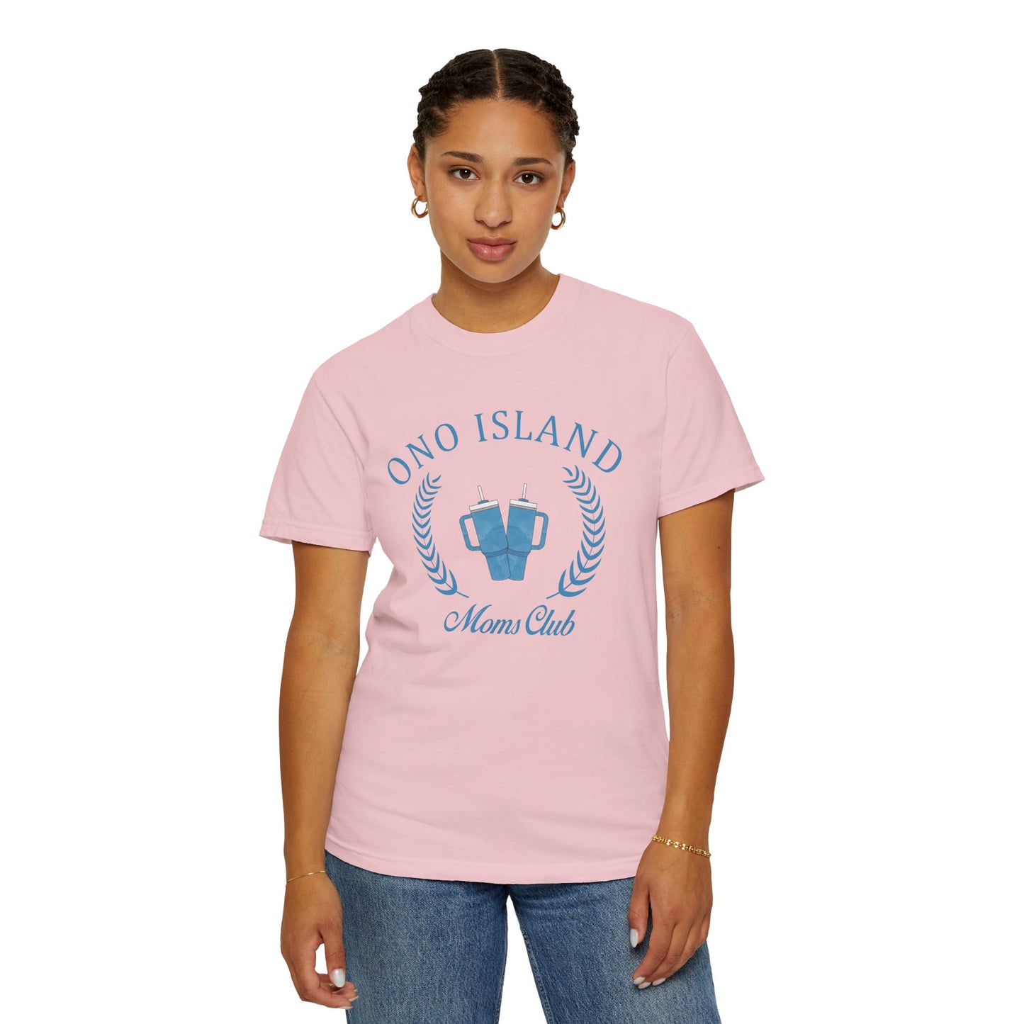 Ono Moms Club Blue Cups - Comfort Colors