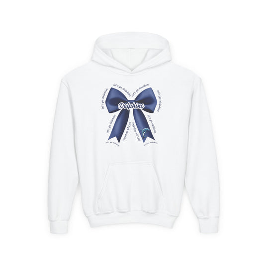 Youth Coquette We Are the Dolphins Bow Hoodie