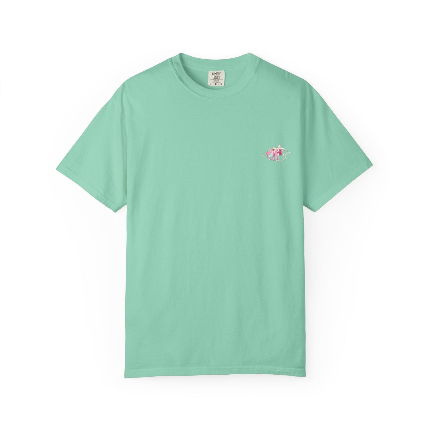 Flamingo Flamingle All the Way Christmas Tee - Comfort Colors