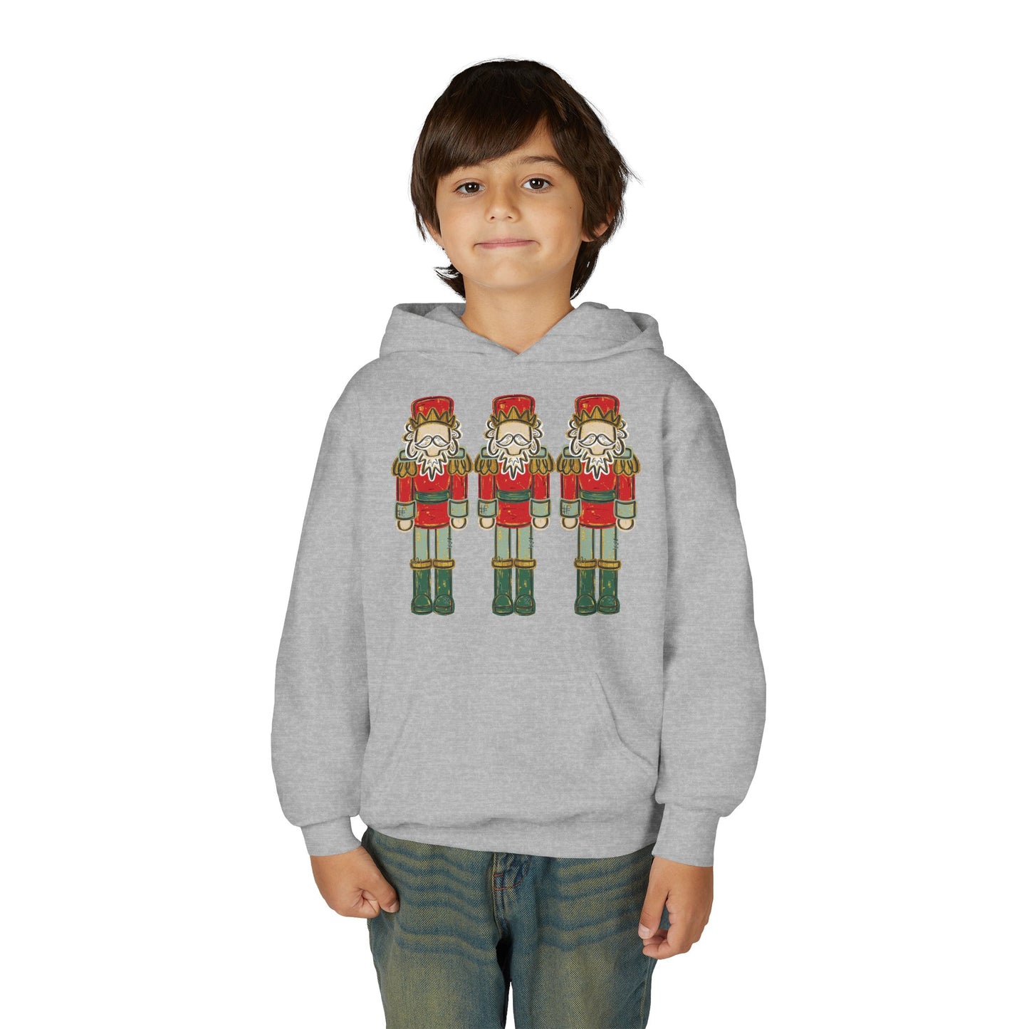 Red/Green Nutcracker Hoodie - Gildan