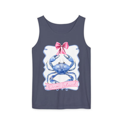 Ono Island Preppy Crab Tank Top - Comfort Colors