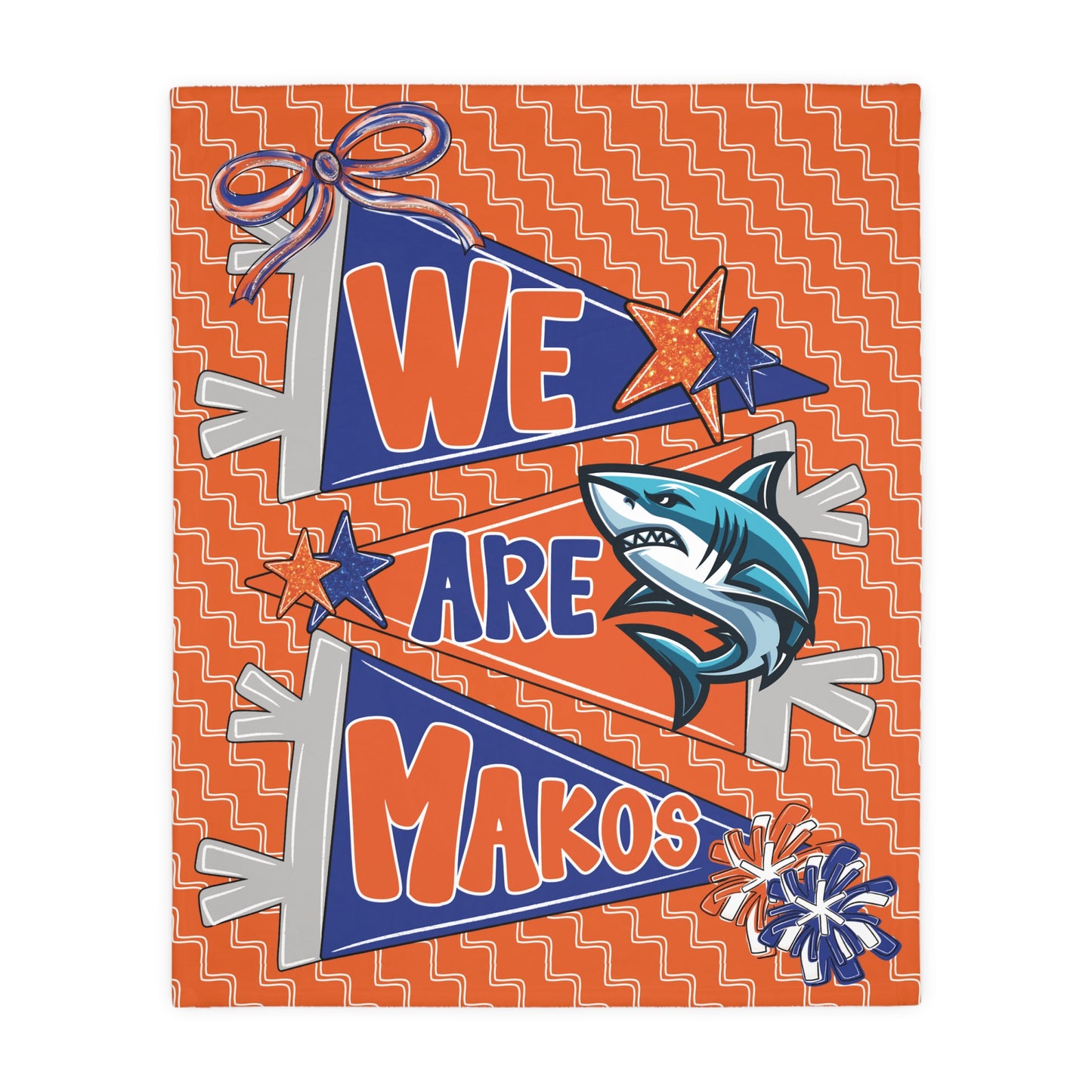 We Are Makos 2 Sided Plush Blanket