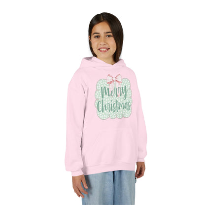Merry Christmas Youth Hoodie - Gildan