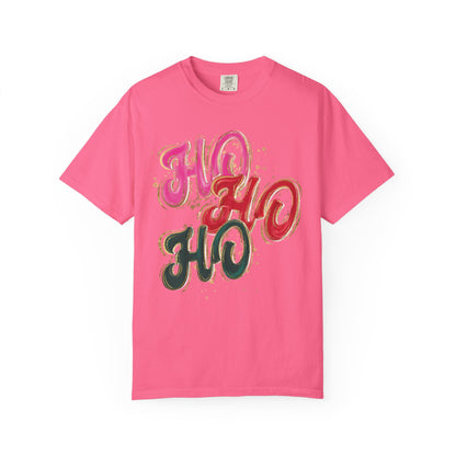 Ho Ho Ho Christmas Tee- Comfort Colors