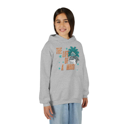 Life of a Mako Faux Glitter Hoodie - Gildan