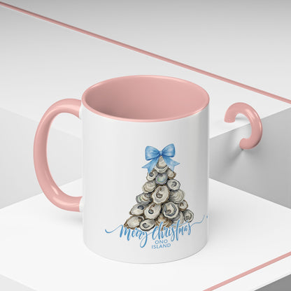 Ono Island Christmas Oyster Tree Mug